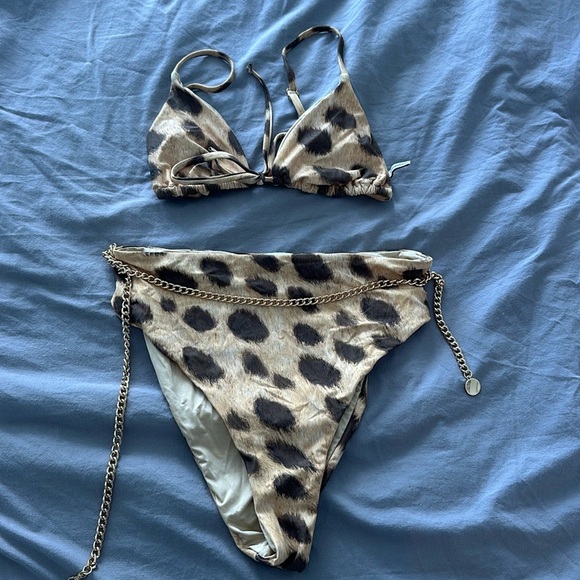 WeWoreWhat Cheetah Print Swim - Picture 6 of 10